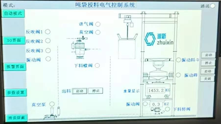 氧化镁粉吨袋拆包投料计量输送系统